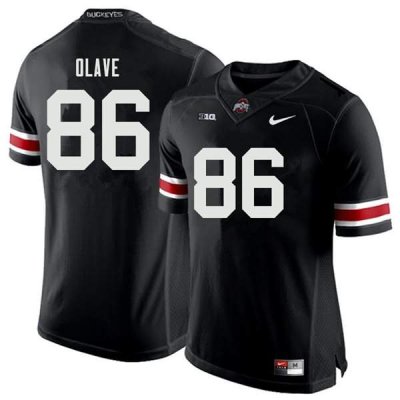 NCAA Ohio State Buckeyes Men's #86 Chris Olave Black Nike Football College Jersey ADL8345KB